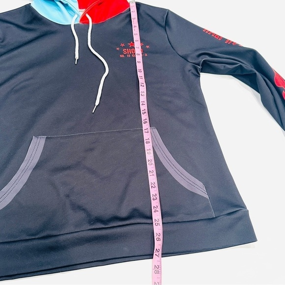 My Hero Academia Shoto Todoroki Half Cold Half Hot Zip Hoodie Sweatshirt Jacket - Picture 7 of 9